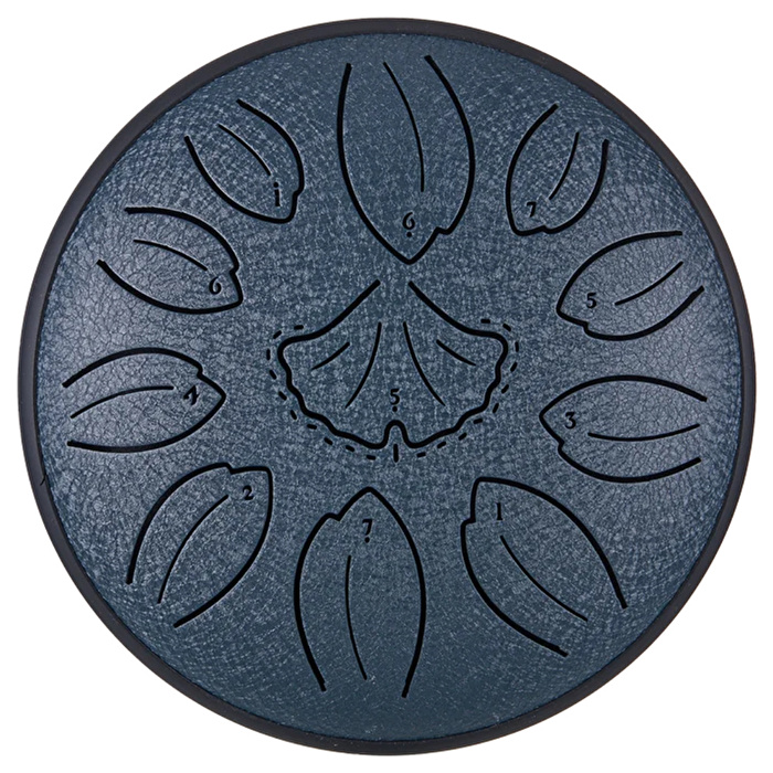 HLURU TWY11-6 NAVY BLUE - Golden Ginkgobiloba Series 11 Notalı 6" Navy Blue Tongue Drum